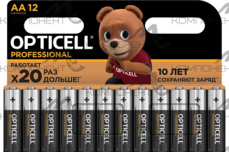 Элемент питания LR6 AA BL 12 OPTICELL