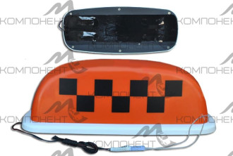 Шашки ТАКСИ на магните/оранжевый/ ФТМ-06/аналог 2302.3738/Россия