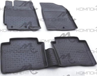 Коврик салона 4пр. (L.Locker) серый (Boot) универсальный