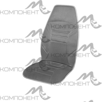 Подогрев сиденья SKYWAY со спинкой терм-р (2реж.) 118*53см 12V Серый