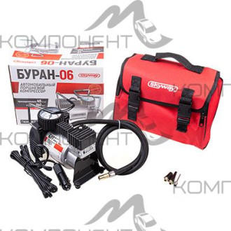 Компрессор 45л/мин 7 АТМ SKYWAY БУРАН-06 12V 140W мет, в прикурив. сумка