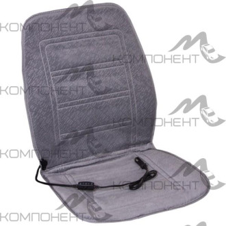 Подогрев сиденья SKYWAY со спинкой терм-р (2реж.)  95*47см 12V Серый