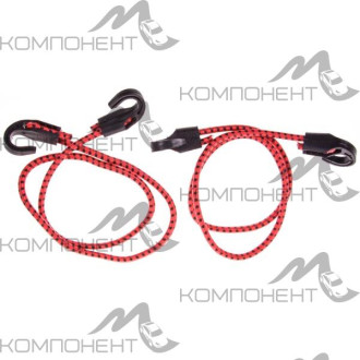 Резинка для крепления багажа 100см/ 8мм пласт, крюк SKYWAY 2шт