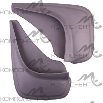 Брызговик универсальный SKYWAY серебро (комплект 2шт)