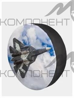 Чехол запасного колеса Истребитель R15 SKYWAY экокожа/полиэстер