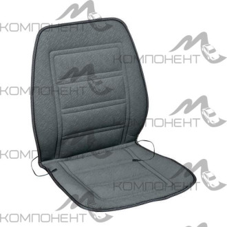 Подогрев сиденья SKYWAY со спинкой терм-р (2реж.)  95*47см 12V Темно-серый