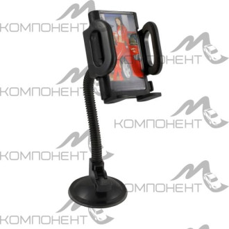 Держатель телефона на лобовое стекло SKYWAY гибкая ножка черный