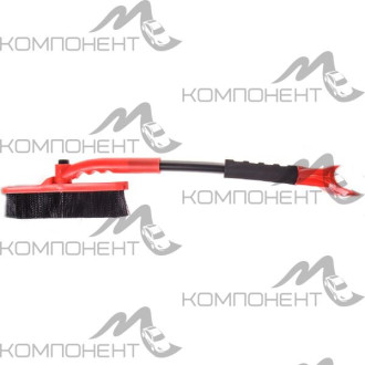 Щетка-сметка+скребок SKYWAY 63 см с поворотным механизмом (двойной скребок)