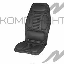 Подогрев сиденья SKYWAY со спинкой терм-р (2реж.) 116*52см 12V Черный