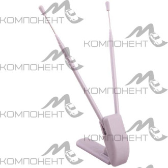 Антенна декоративная SKYWAY 18,5см два уса с регул. накл. основ. 90*30мм Серая