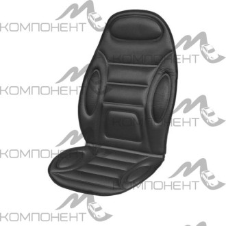 Подогрев сиденья SKYWAY со спинкой терм-р (2реж.) 116*52см 12V Черный