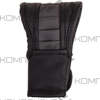 Чехол рычага АКПП SKYWAY кож. зам Черный/Серый