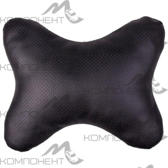 Подушка на подголовник кожа иск. SKYWAY Черная