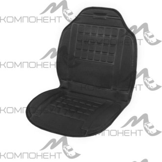 Подогрев сиденья SKYWAY со спинкой терм-р (2реж.)  98*52см 12V Черный