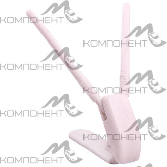 Антенна декоративная SKYWAY 12см два уса с регул. накл. основ. 90*30мм Белая