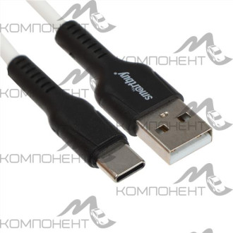 Кабель для зарядки USB Type C S21 3A силикон 1м Smartbuy в ассортименте