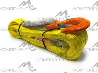 Трос буксировочный лента 10,5т (2крюка длина 5м ширина 75мм) Сибиряк (К)