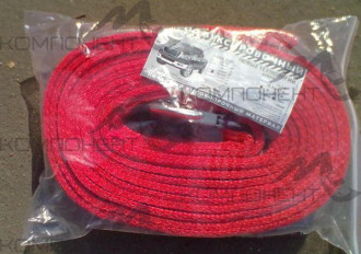 Трос буксировочный лента 5т (2крюка длина 10м)