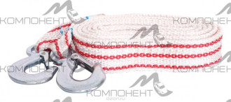 Трос буксировочный лента 5т (2крюка длина 12м)