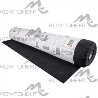 Шумотеплоизоляция салона Карпет черный (1,0*10,0мм) 1 м