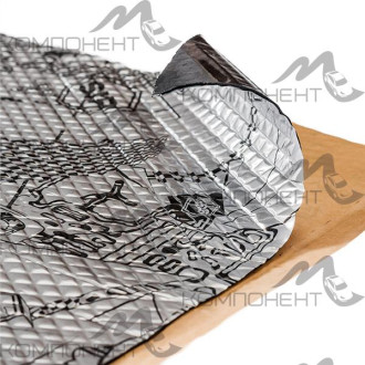 Шумоизоляция салона Good Balance 4.0 (0,47*0,75 4 мм) с фольгой, рисунок