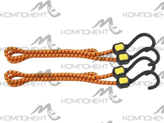 Резинка для крепления багажа 100см обрезиненные крюки (2шт)