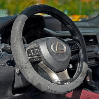 Оплетка руля M кожа/перфорация PSV KOMFORT Черный/Отстрочка черная