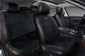 Накидки на весь салон вельвет/экокожа PSV Bliss Черный