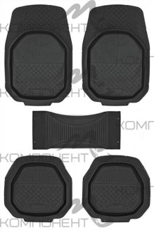 Коврик салона 5пр. PSV VIKING резина черный (77.5*55/48*50.5)