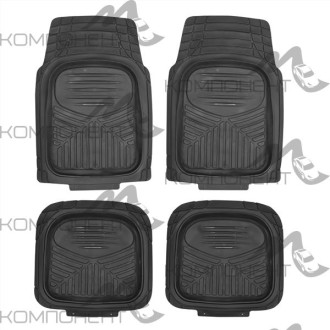 Коврик салона 4пр. PSV ACAZAR черный (73*51/47*50)