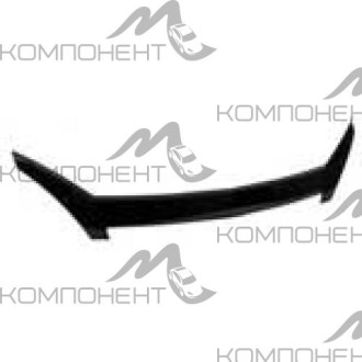 Спойлер капота 2170 Приора "мухоотбойник" (евро-крепеж)