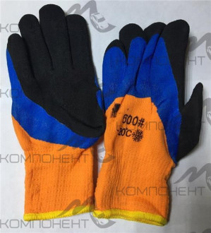 Перчатки утепленные, Торро Люкс 3/4 вспененный облив (точка Саяны)