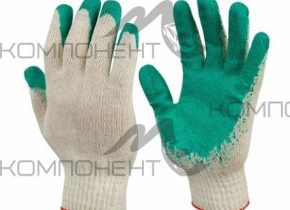 Перчатки х/б один облив (в ассортименте) (точка Саяны)