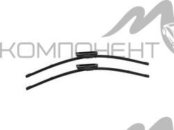 Щетка стеклоочистителя бескаркасная 38см/15" VALGO