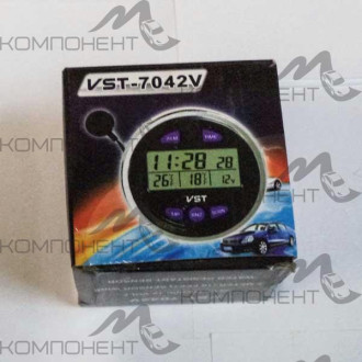 Часы авто 2106 электронные с подсветкой терм. в асс-те