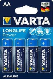 Элемент питания LR6 AA/4 VARTA LONGLIFE POWER (HIGH ENERGY) (4906) BL4