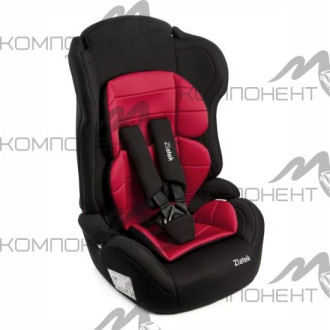 Автокресло детское ZLATEK lux красный гламур, Atlantic, гр. I/II/III, 9-36 кг, 1-12 лет