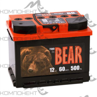 Аккумулятор 6CT- 60 LA BatBear (500 EN) 242*175*190 без индикатора (г. Тюмень)