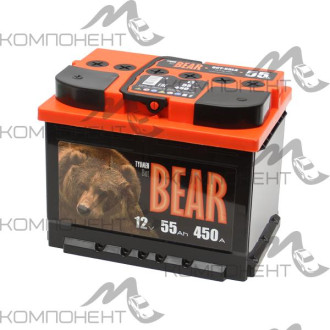 Аккумулятор 6CT- 55 LA BatBear (450 EN) 242*175*190 без индикатора (г. Тюмень)