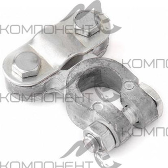 Клемма АКБ свинец AUTOPROFI универсальная (+) - 19,5 мм, (-) - 17,9 мм крепление жилы 2 болта