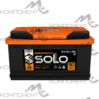 Аккумулятор 6CT- 90VL Solo Premium 800EN SLEP 90-3-L прям (353*175*190) (АкТех)