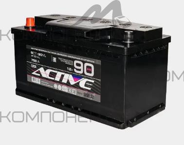 Аккумулятор 6CT- 90VL ActiveFrost 750EN AF 90-3-L прям (352*175*190) (АкТех)
