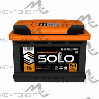 Аккумулятор 6CT- 64VL Solo Premium 610EN SLEP 64-3-R обр (242*175*190) (АкТех)