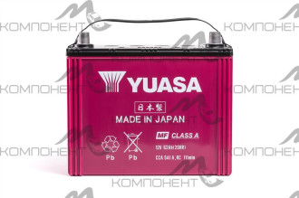Аккумулятор YUASA 62А/ч Y5-80D26L 258*172*200  (Япония)