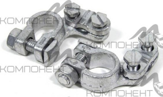 Клеммы АКБ свинец угловая №1