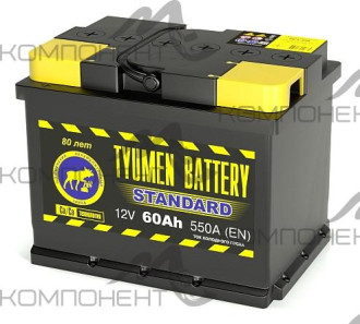 Аккумулятор 6CT- 60L STANDARD (550EN) 242*175*190 (г. Тюмень)