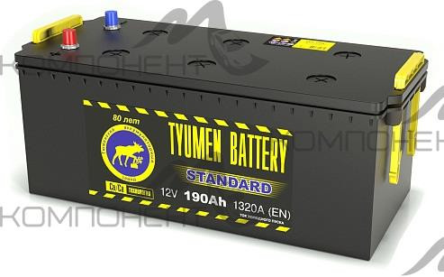 Аккумулятор 6CT-190L STANDARD конус (1320N) 518*228*238 (г. Тюмень)