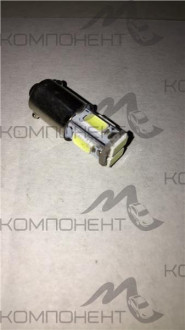 Лампа повторителя 4W 24V BA9S 6 SMD5630 NEW без линзы диод белый