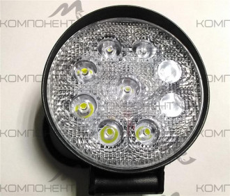 Дополнительный свет "Лайтбар" 27W 12/24V круглая 45мм 115мм БЛИЖНИЙ 9 св/д