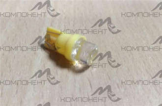 Лампа повторителя неоновая без цоколя 5W 12V LED желтая